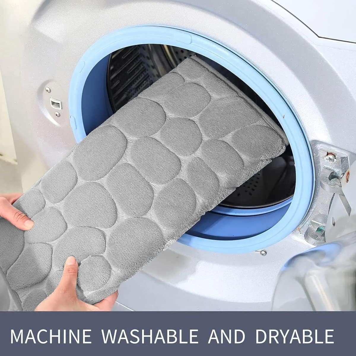 Memory Foam Bath Mat – Non-Slip, Ultra-Absorbent, and Machine Washable