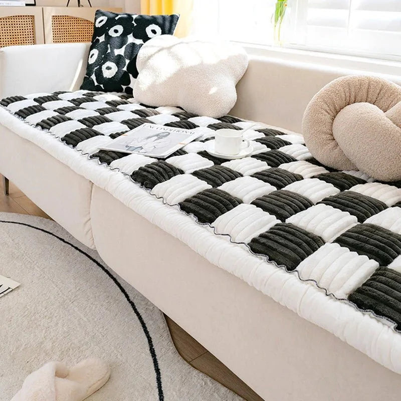 Stylish Pet-Proof Sofa Cover | Spill-Resistant Couch Protector