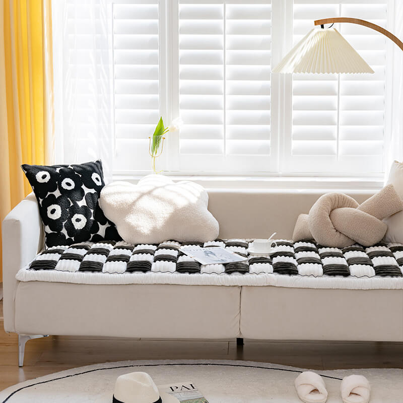 Stylish Pet-Proof Sofa Cover | Spill-Resistant Couch Protector