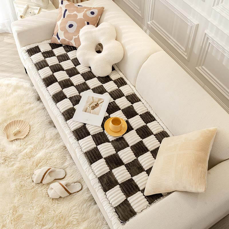 Stylish Pet-Proof Sofa Cover | Spill-Resistant Couch Protector