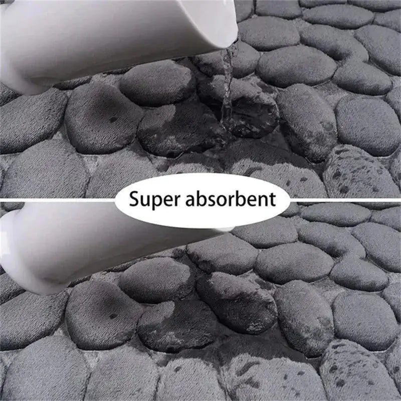 Memory Foam Bath Mat – Non-Slip, Ultra-Absorbent, and Machine Washable