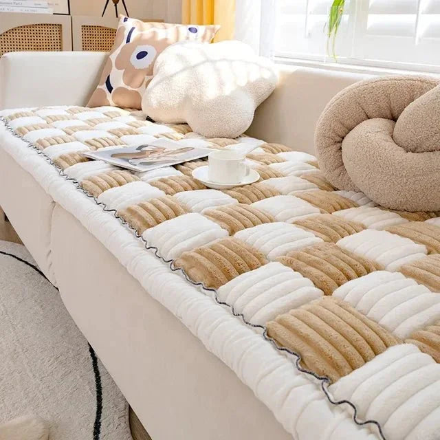 Stylish Pet-Proof Sofa Cover | Spill-Resistant Couch Protector
