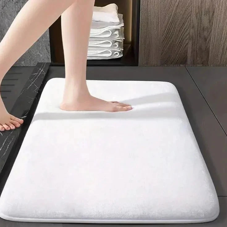 Absorbent Velvet Bathroom Floor Mat