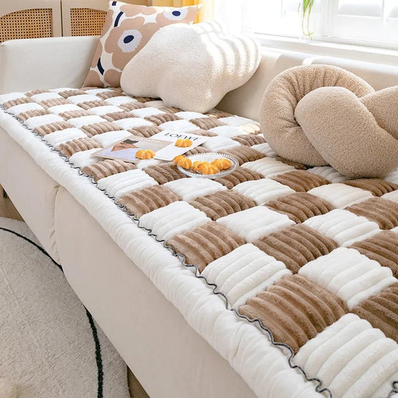 Stylish Pet-Proof Sofa Cover | Spill-Resistant Couch Protector