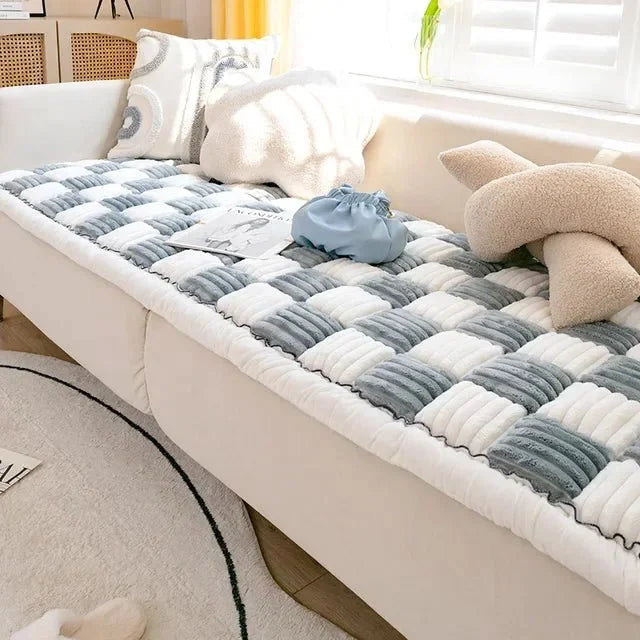 Stylish Pet-Proof Sofa Cover | Spill-Resistant Couch Protector