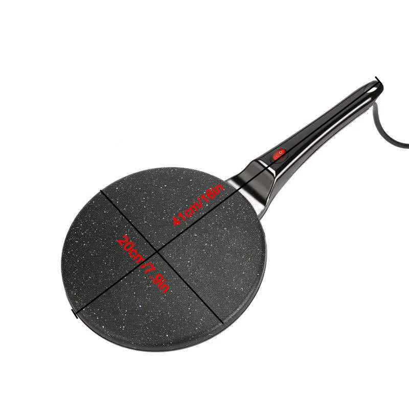 Mini Electric Cooking Pan – Nonstick Crepe Maker Griddle with Automatic Temperature Control