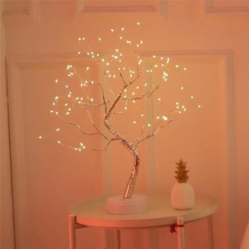 Copper Wire Christmas Tree | Elegant Holiday Decor with Warm Festive Glow