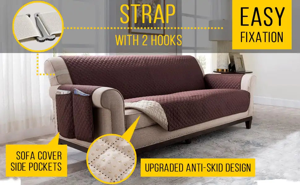 Waterproof Sofa Cover | Anti-Slip, Scratch-Resistant Furniture Protector