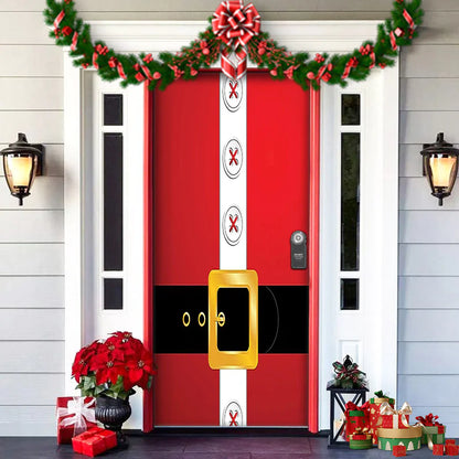 "Christmas Door Decoration | American Style Woven Tapestry – Multiple Colors"