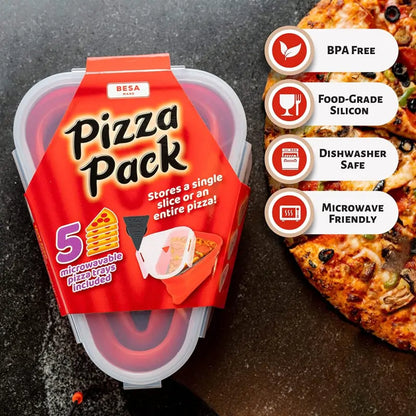 Revolutionize Pizza Storage with the Foldable Pizza Pack Container