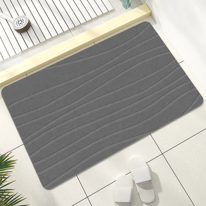 Non-Slip Diatom Absorbent Bathroom Mat – Quick-Dry, Eco-Friendly, and Stylish Bath Mat