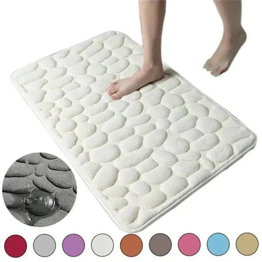 Memory Foam Bath Mat – Non-Slip, Ultra-Absorbent, and Machine Washable