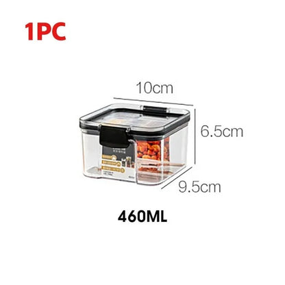 Plastic Food Storage Containers | Airtight, BPA-Free, Stackable Kitchen Organizer