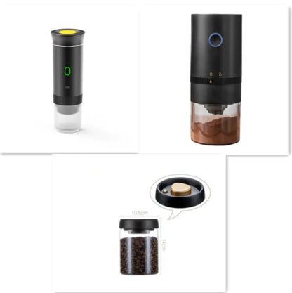 "Wireless Capsule Coffee Maker – Compact, Portable, and Effortless Brewing Anywhere"