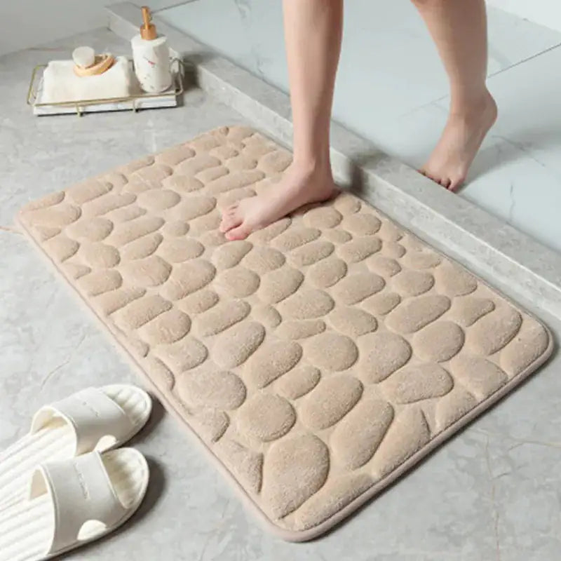 Memory Foam Bath Mat – Non-Slip, Ultra-Absorbent, and Machine Washable