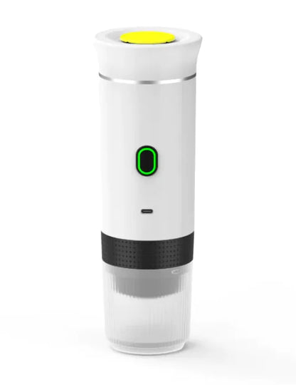 "Wireless Capsule Coffee Maker – Compact, Portable, and Effortless Brewing Anywhere"