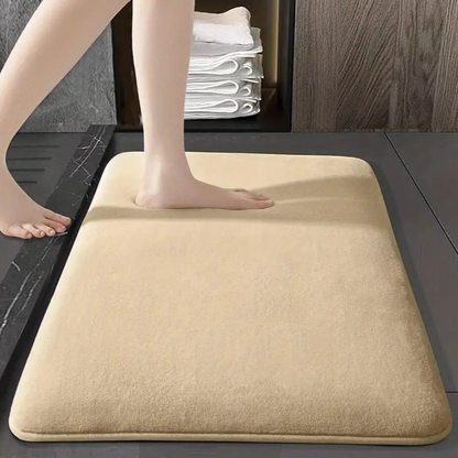 Absorbent Velvet Bathroom Floor Mat