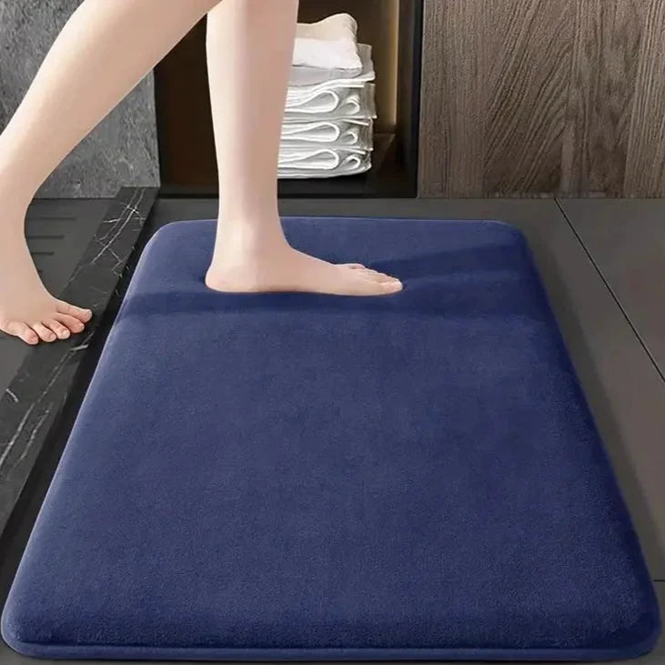 Absorbent Velvet Bathroom Floor Mat