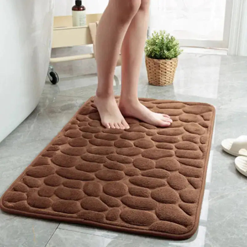 Memory Foam Bath Mat – Non-Slip, Ultra-Absorbent, and Machine Washable