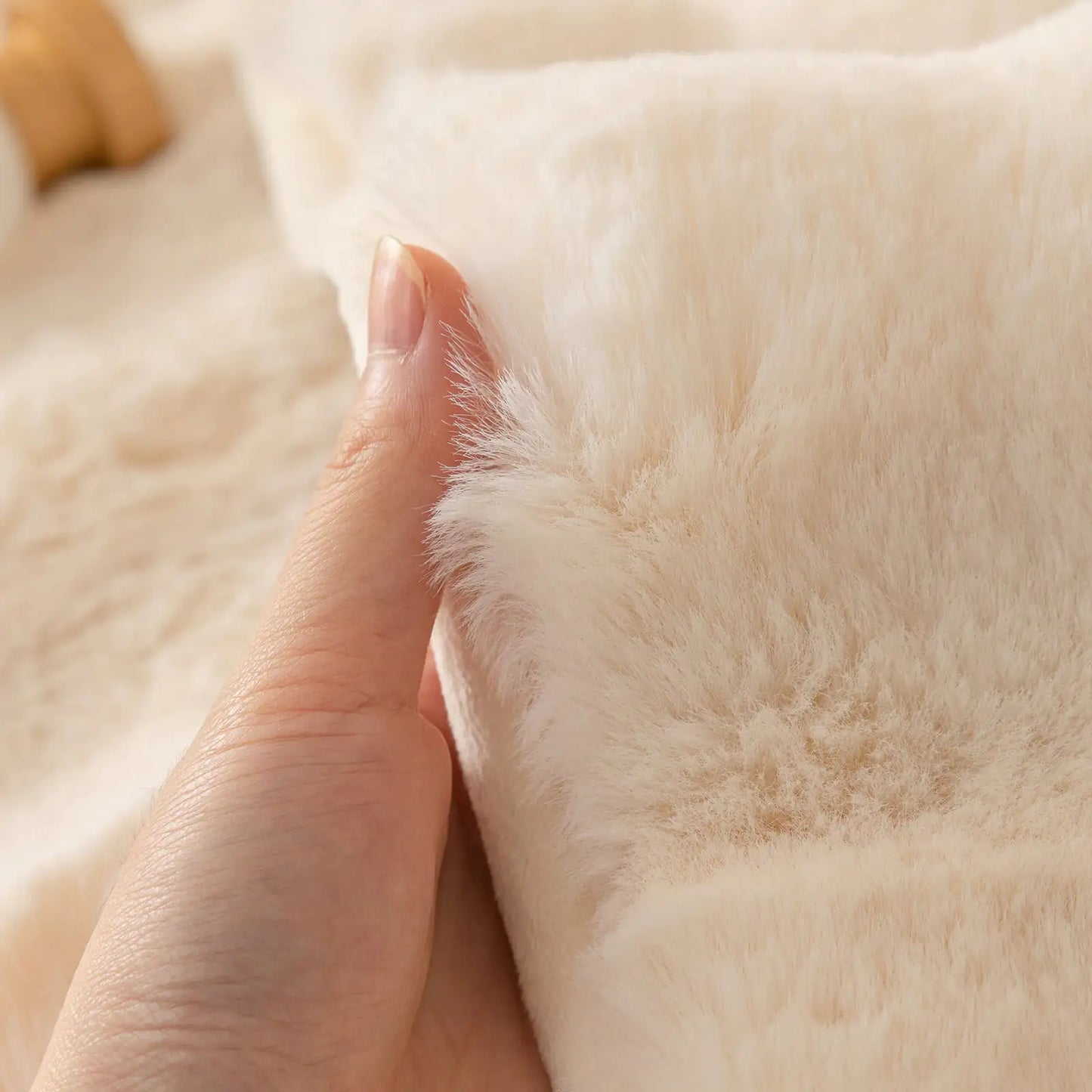 Super Soft Shaggy Plush Sofa Cover - Non-Slip, Ultra Cozy & Stylish Couch Protector