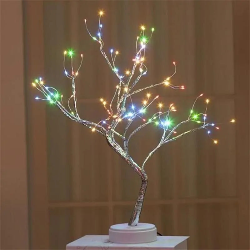 Copper Wire Christmas Tree | Elegant Holiday Decor with Warm Festive Glow