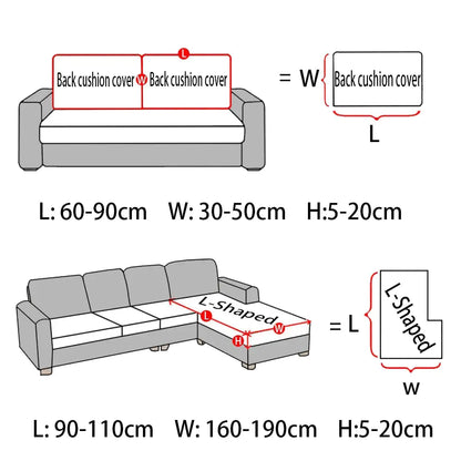 Waterproof Sofa Seat Cushion Cover – Stylish, Durable, & Spill-Proof